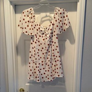 Abercrombie polka dot mini dress